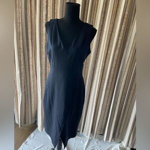 J. Crew Navy Midi Dress